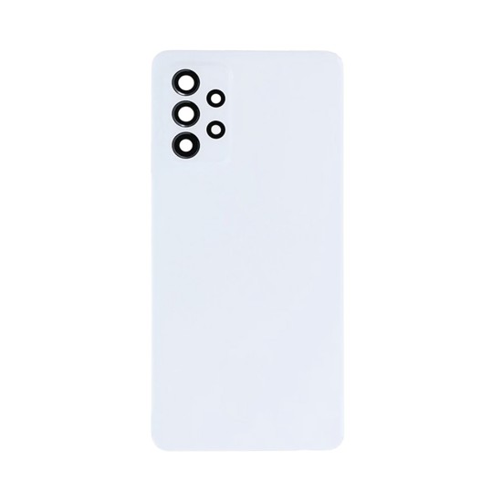 Back Cover+Camera Lens Samsung Galaxy A72/A725 White Back Cover+Camera Lens Samsung Galaxy A72/A725 White